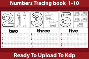 Numbers Tracing Graphic by kdpkawsarmia · Creative Fabrica