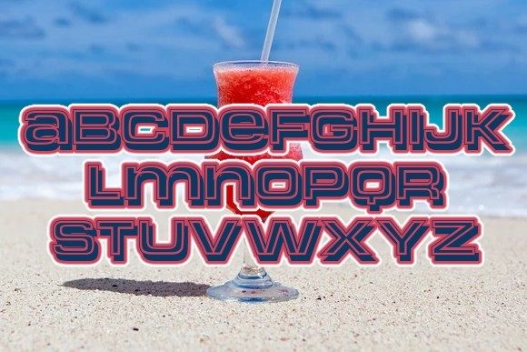 Okuz Font PNG with transparent background - Preview 1
