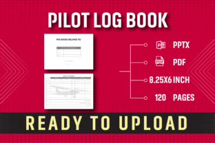Pilot Log Book -KDP Interior Graphic by Zarin Studio · Creative Fabrica