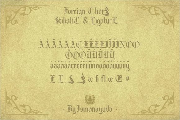 Rasamala Font PNG with transparent background - Preview 4