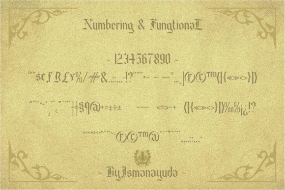 Rasamala Font PNG with transparent background - Preview 5