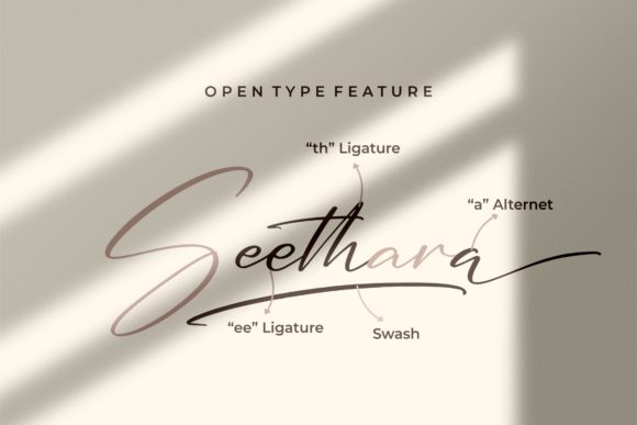Seethara Font font preview - 5