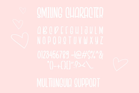 Smiling Holiday Font PNG with transparent background - Preview 6