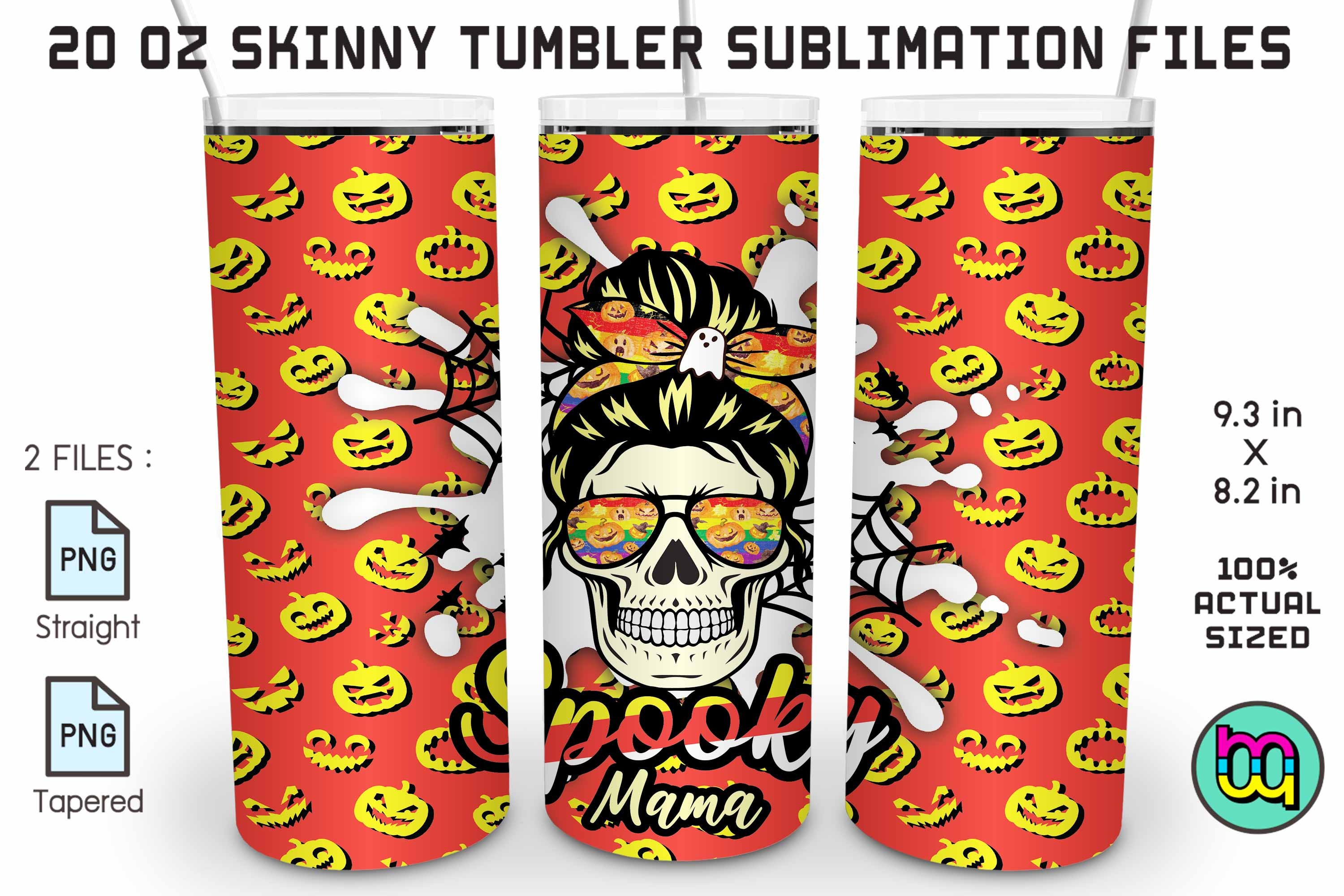 Spooky Mama Mom Life Skinny Tumbler 20oz Graphic by MiracleMaker ...