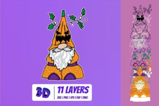 3D Halloween Gnomes SVG Bundle (vol. 2) · Creative Fabrica