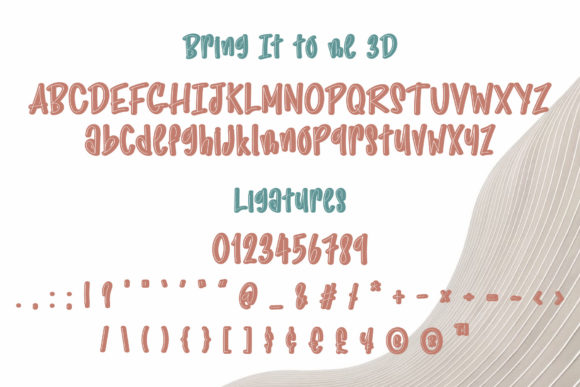 Bring It to Me Font - Preview 5