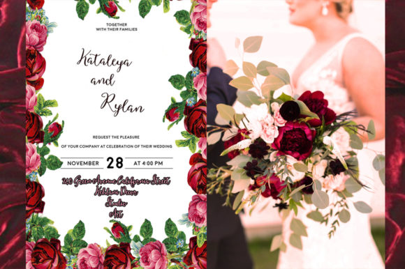 Burgundy Blush Script Font - Preview 3