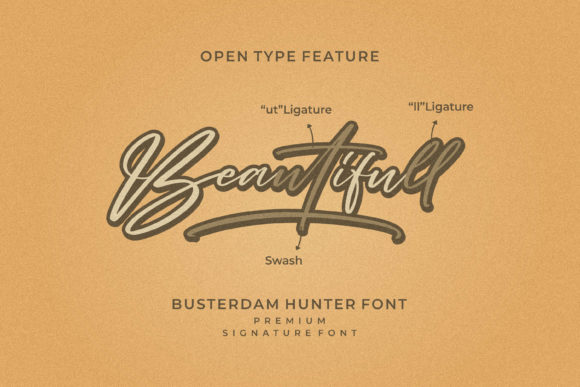 Busterdam Hunter Font - Preview 2