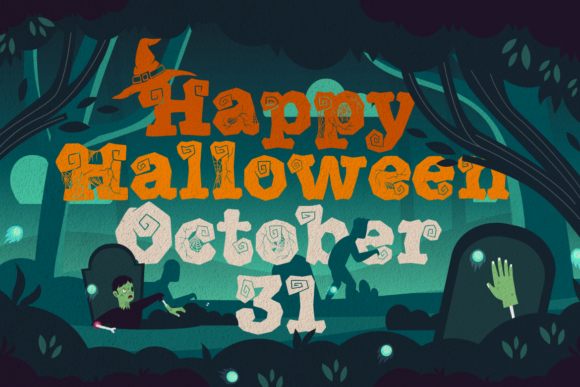 Creepy Spiders Font - Preview 4