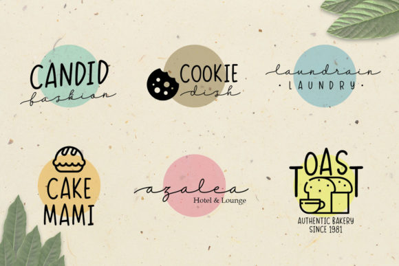 Dreamy Notes Duo Font PNG with transparent background - Preview 2