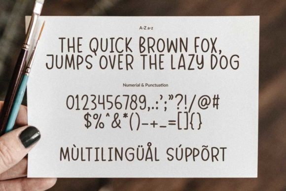 Dreamy Notes Duo Font PNG with transparent background - Preview 6