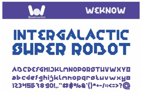 Earth Aircraft Universe Font - Preview 1