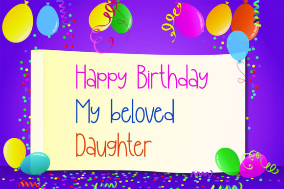 Happy Children Font font preview - 4