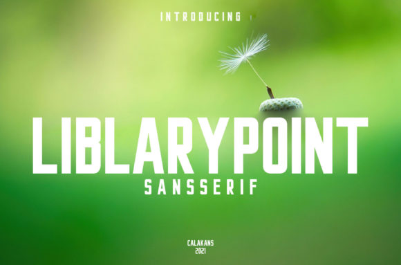 Liblarypoint Font PNG with transparent background - Preview 2