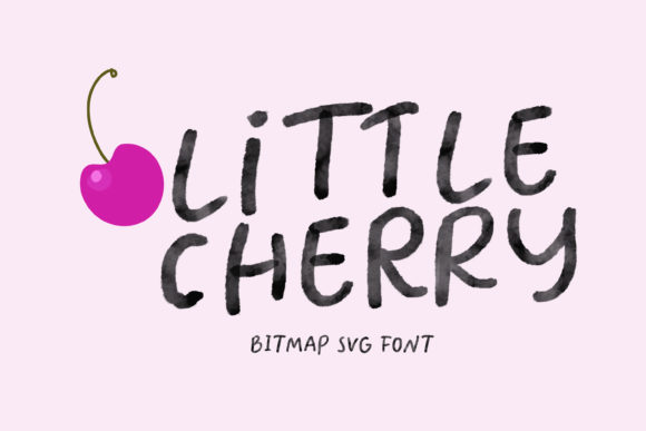 Little Cherry is All Font font preview - 6