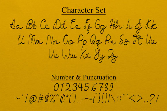 Old Zelyna Font PNG with transparent background - Preview 4