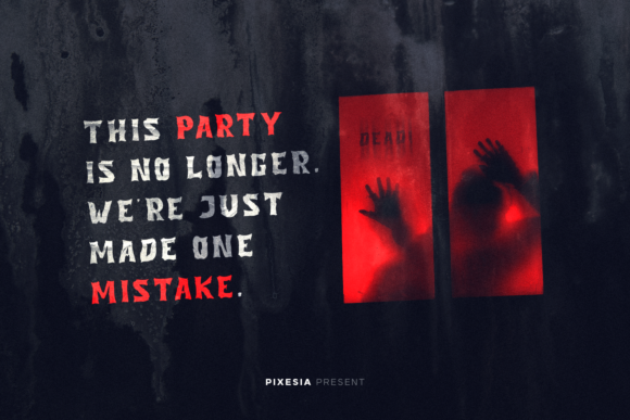 Pumpkin Night Font font preview - 4