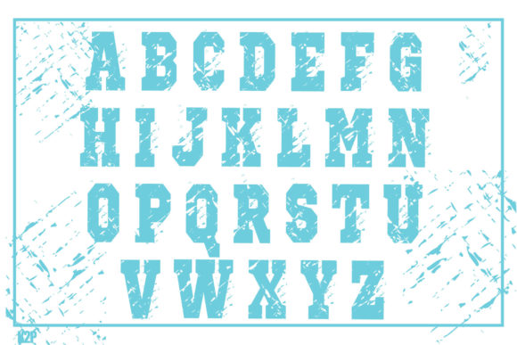 Snow Storm Font PNG with transparent background - Preview 2