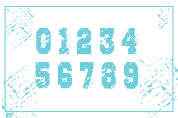 Snow Storm Font PNG with transparent background - Preview 3