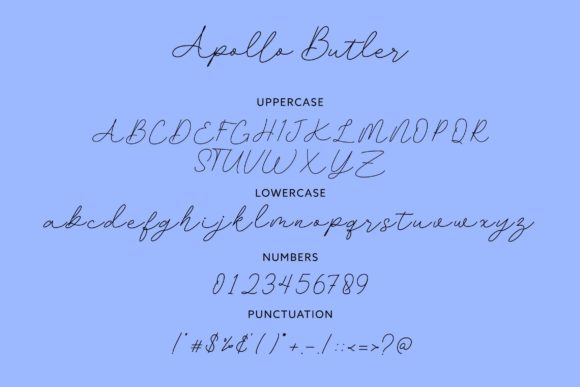 Apollo Butler Font - Preview 5