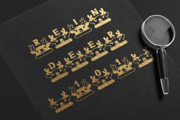 Christmas Reindeer Font - Preview 2