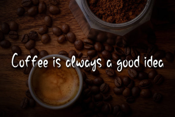 Coffee Mix Font - Preview 1