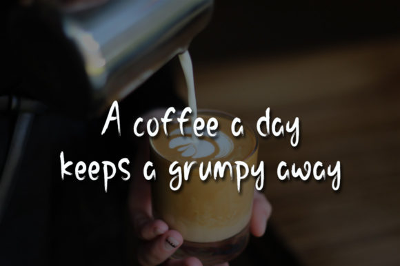 Coffee Mix Font - Preview 2