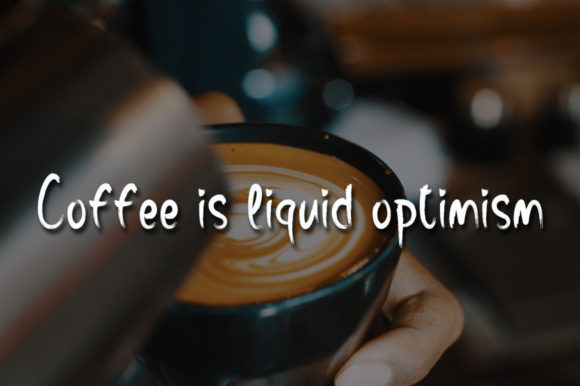 Coffee Mix Font - Preview 3
