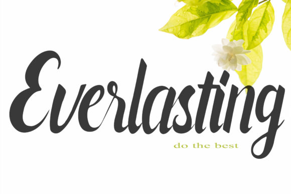 Flower Font - Preview 5