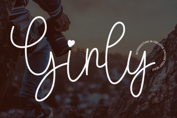 Girly Font - Preview 1