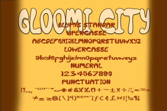 Gloomi City Font - Preview 5