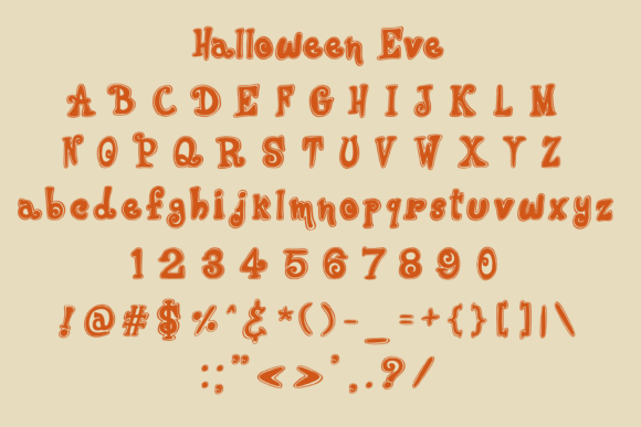 Halloween Eve Duo Font - Preview 5