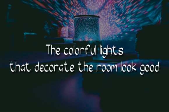 Night Club Font PNG with transparent background - Preview 2