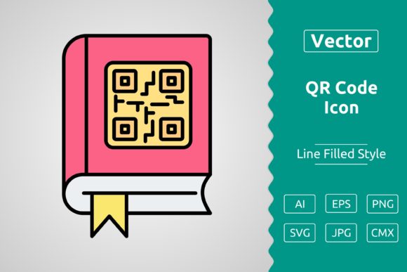 Vector QR Code Filled Outline Icon Graphic by Muhammad Atiq · Creative ...
