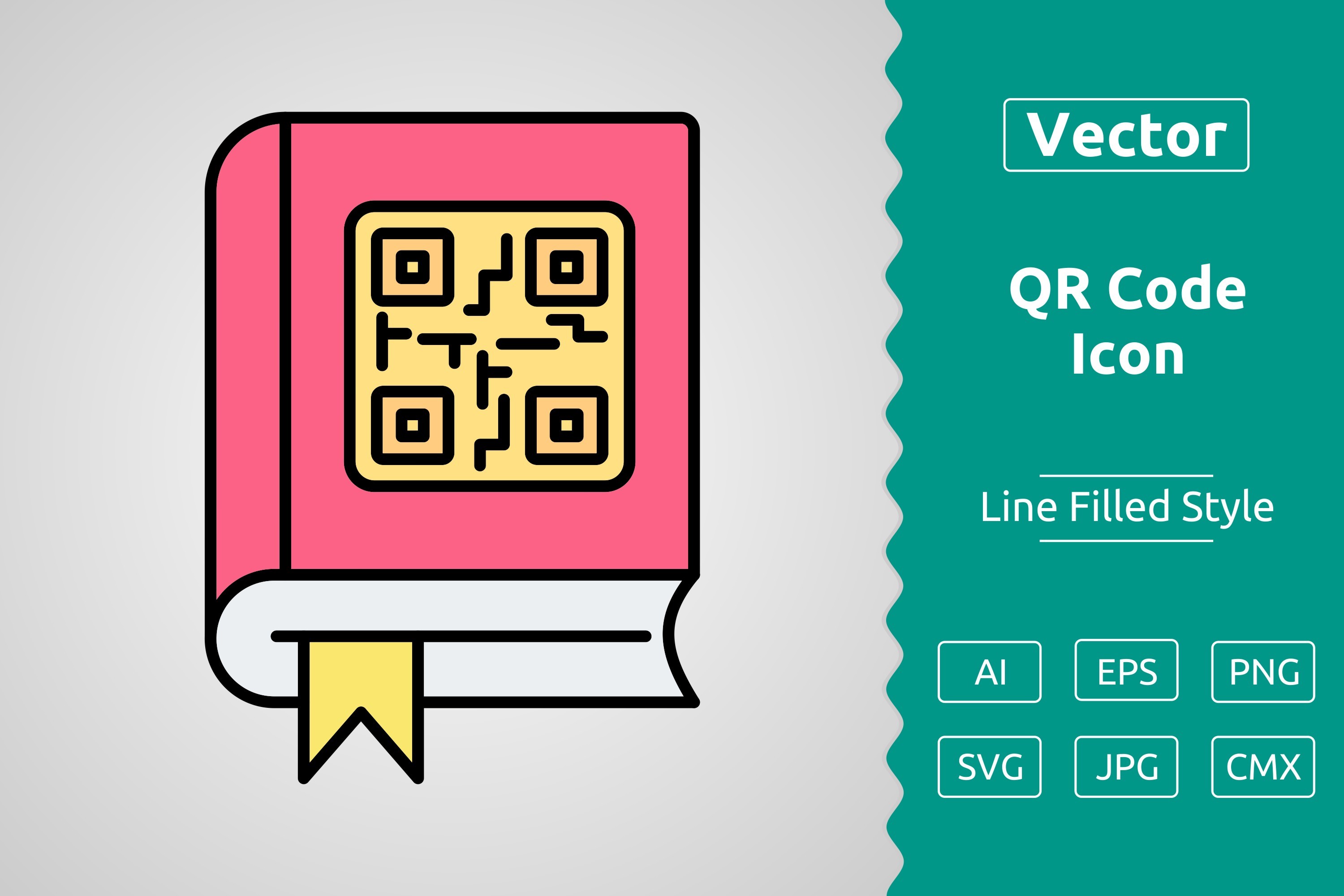 Vector QR Code Filled Outline Icon Graphic by Muhammad Atiq · Creative ...