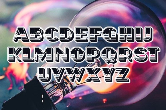 Flamed Font - Preview 1