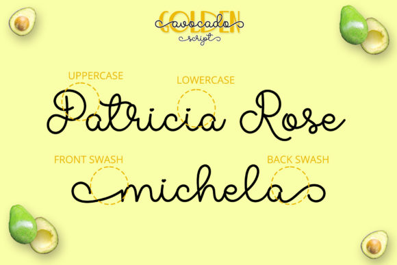 Golden Avocado Font - Preview 1