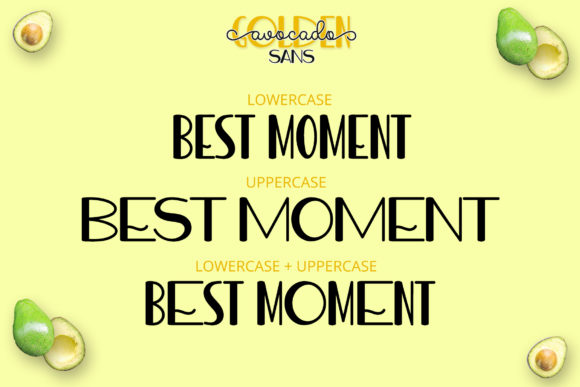 Golden Avocado Font - Preview 2