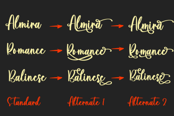 Absolute Romance Font - Preview 2
