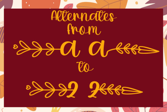 Autumn Vintage Font - Preview 6