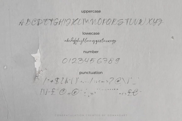 Congratulation Font - Preview 1