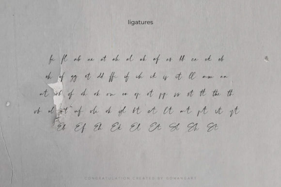 Congratulation Font - Preview 3