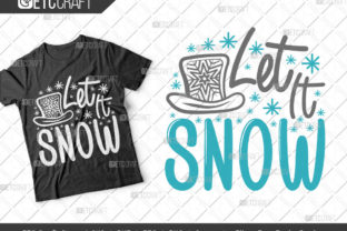 Let It Snow SVG Cut File | Christmas Svg Graphic by Pixel Elites ...