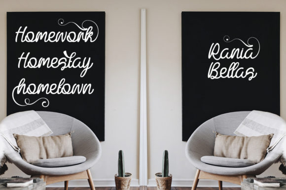Pamela Ambre Font PNG with transparent background - Preview 4