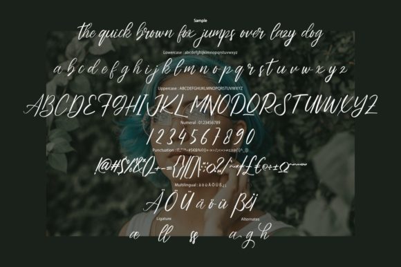 Aghessta Script Font - Preview 5