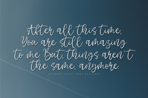 Anymore Font - Preview 2