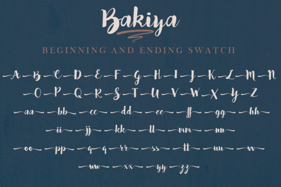 Bakiya Font - Preview 2