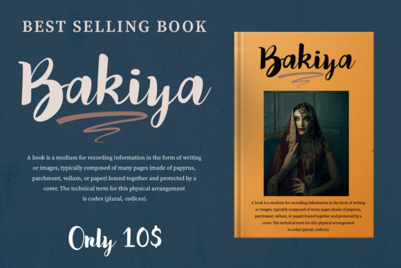 Bakiya Font - Preview 4