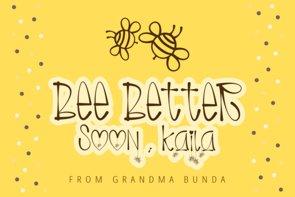 Bee Darling Font - Preview 2