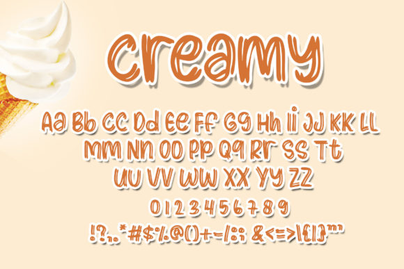 Creamy Font - Preview 4
